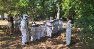 Anim ouverture de ruche Ruchers du Born (Copier)