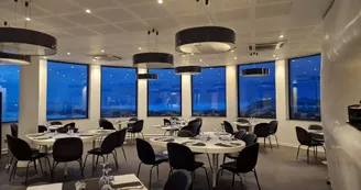 Resto de la plage photo restau de nuit